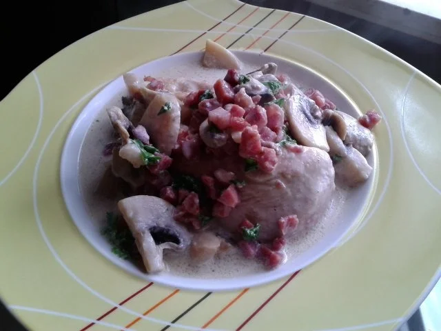 Hähnchenbrust mit frischen Pilzen (Low Carb) - Rezept