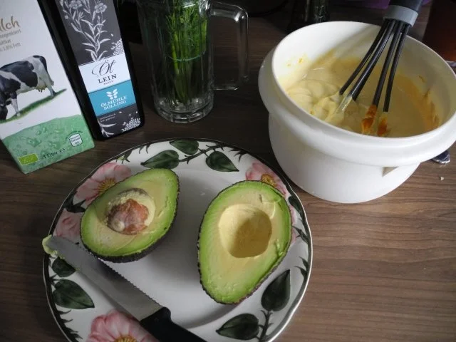Budwig - Quark mit Avocado und Dill - Rezept - Bild Nr. 2