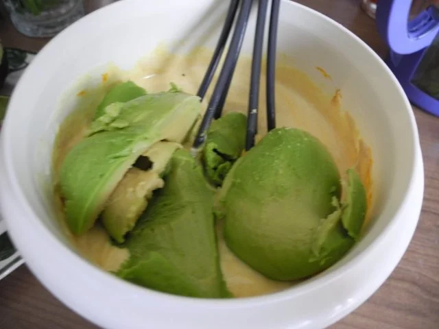 Budwig - Quark mit Avocado und Dill - Rezept - Bild Nr. 3
