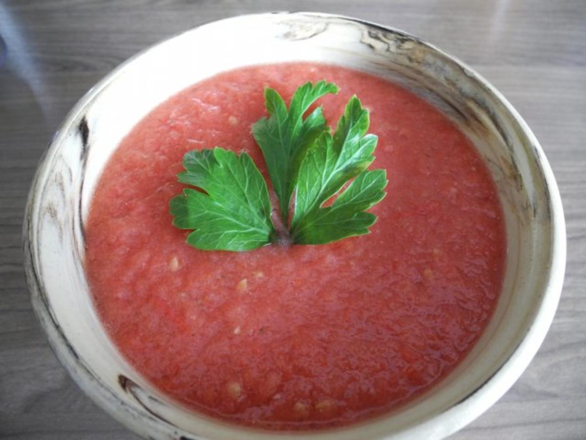 Rohe Tomatensoße an Kamut - Makkaroni - Rezept - Bild Nr. 6