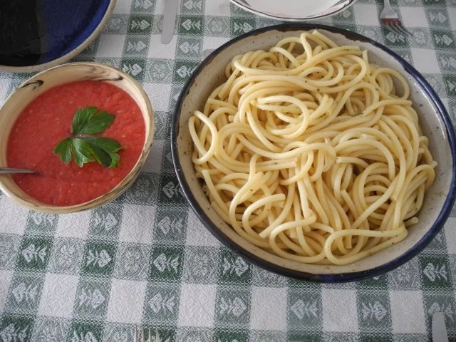 Rohe Tomatensoße an Kamut - Makkaroni - Rezept - Bild Nr. 8