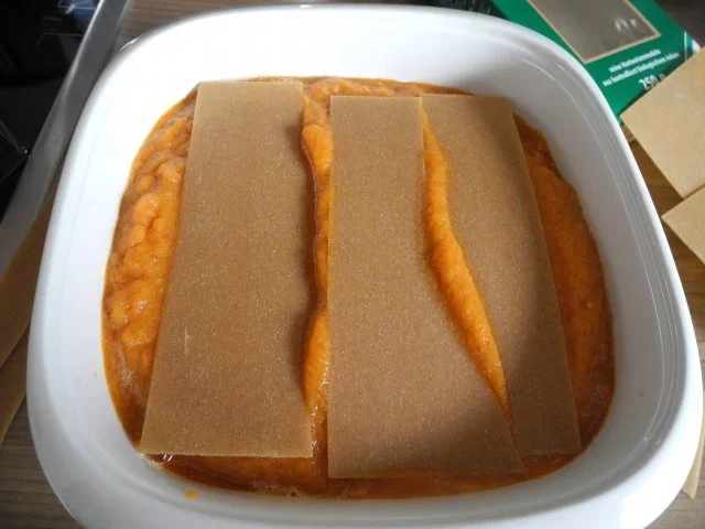 Rezept: Vollkorn - Lasagne mit püriertem Gemüse Bild Nr. 13 Vollkorn - Lasagne mit püriertem Gemüse - Rezept - Bild Nr. 13