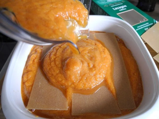 Rezept: Vollkorn - Lasagne mit püriertem Gemüse Bild Nr. 14 Vollkorn - Lasagne mit püriertem Gemüse - Rezept - Bild Nr. 14