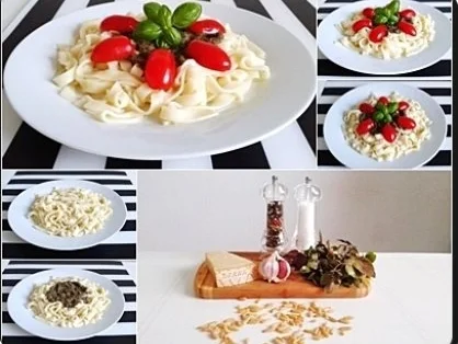 Selbstgemachtes Basilikum pesto auf Bandnudeln mit Tomaten - Rezept - Bild Nr. 23