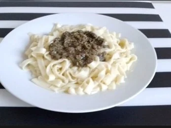 Selbstgemachtes Basilikum pesto auf Bandnudeln mit Tomaten - Rezept - Bild Nr. 25