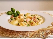 Tortellini  in feiner  Schinken-Käsesauce - Rezept
