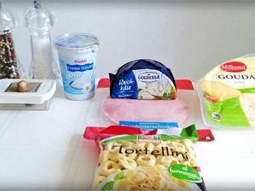 Tortellini  in feiner  Schinken-Käsesauce - Rezept - Bild Nr. 3