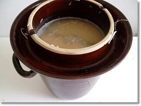 Rezept: Geschmortes Sauerkraut, Kartoffelrösti und Blutwurst darauf Bild Nr. 3 Geschmortes Sauerkraut, Kartoffelrösti und Blutwurst darauf - Rezept - Bild Nr. 3