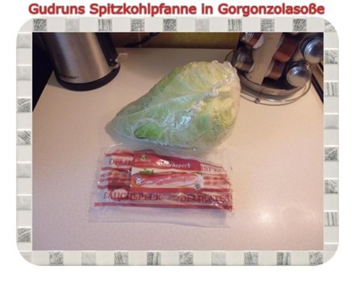 Gemüse: Spitzkohlpfanne in Gorgonzolasoße - Rezept - Bild Nr. 2