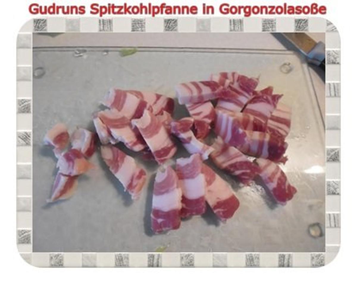 Gemüse: Spitzkohlpfanne in Gorgonzolasoße - Rezept - Bild Nr. 5