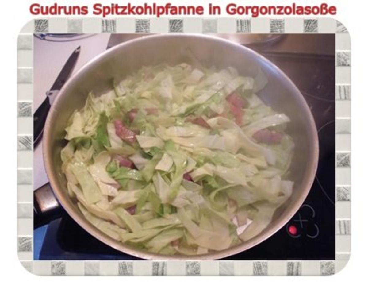 Gemüse: Spitzkohlpfanne in Gorgonzolasoße - Rezept - Bild Nr. 7