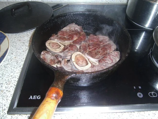 geschmorte - in Rotwein marinierte - Rinderbeinscheibe - Rezept - Bild Nr. 5