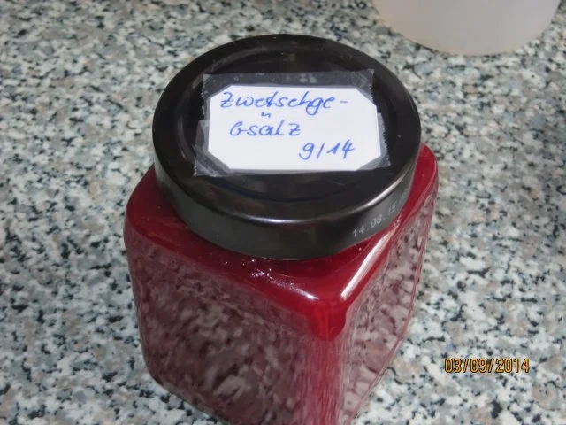 Rezept: Zwetschge-Gsälz mit Zimt Zwetschge-Gsälz mit Zimt - Rezept