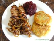 Fleisch:   SCHNITZELSPIESSE - Rezept