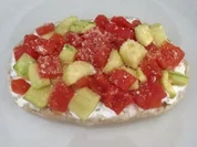 Zwischensnack: Käse-Gemüse-Baguette - Rezept