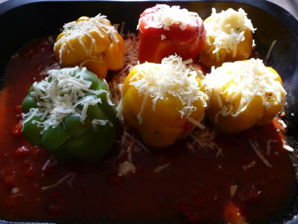 Paprika gefüllt auf Toscanische Art. - Rezept
