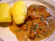 Rahm-Pfifferlinge mit Pellkartoffeln - Rezept