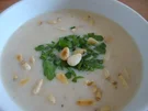 Rezept: feine Biersuppe mit gerösteten Pinienkernen, fein abgestimmt mit Zimt und Muskat feine Biersuppe mit gerösteten Pinienkernen, fein abgestimmt mit Zimt und Muskat - Rezept