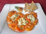 Gratinierter Ziegenfrischkäse ... - Rezept