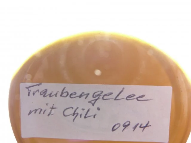 Rezept: Traubengelee mit Chili Traubengelee mit Chili - Rezept