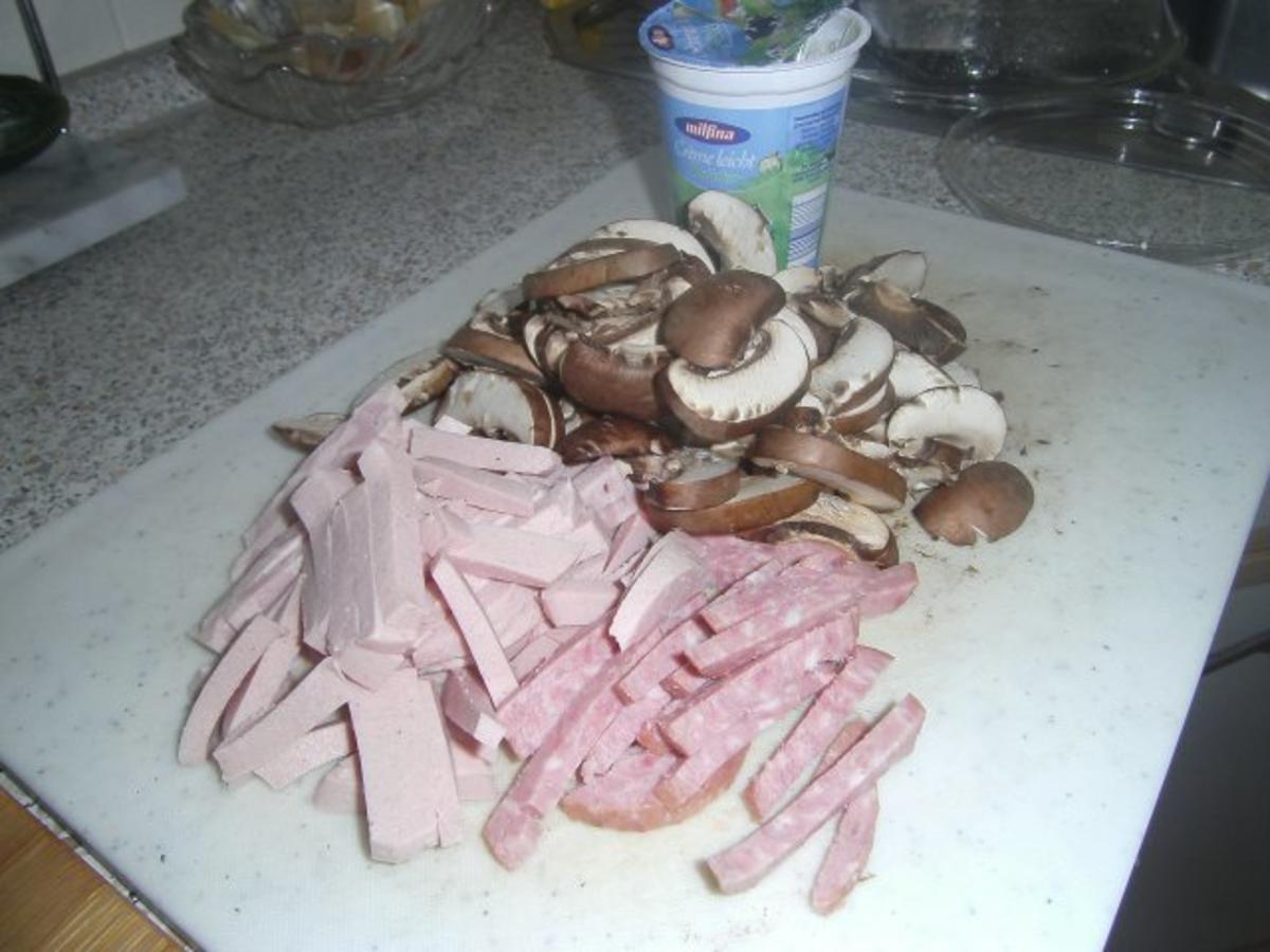 Wurst-Champignons-Pfanne - Rezept - Bild Nr. 3