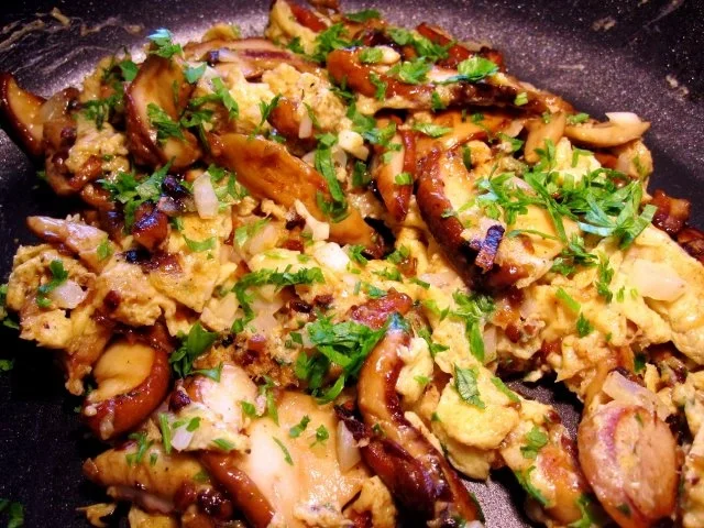 Rezept: Steinpilze mit Ei zum Abendbrot Bild Nr. 7 Steinpilze mit Ei zum Abendbrot - Rezept - Bild Nr. 7