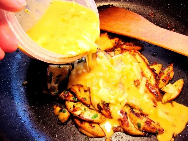 Rezept: Steinpilze mit Ei zum Abendbrot Bild Nr. 5 Steinpilze mit Ei zum Abendbrot - Rezept - Bild Nr. 5