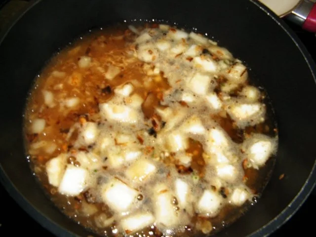 Aubergine gefüllt mit Minutensteaks und Reis - Rezept - Bild Nr. 5