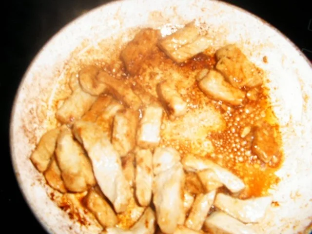 Aubergine gefüllt mit Minutensteaks und Reis - Rezept - Bild Nr. 7