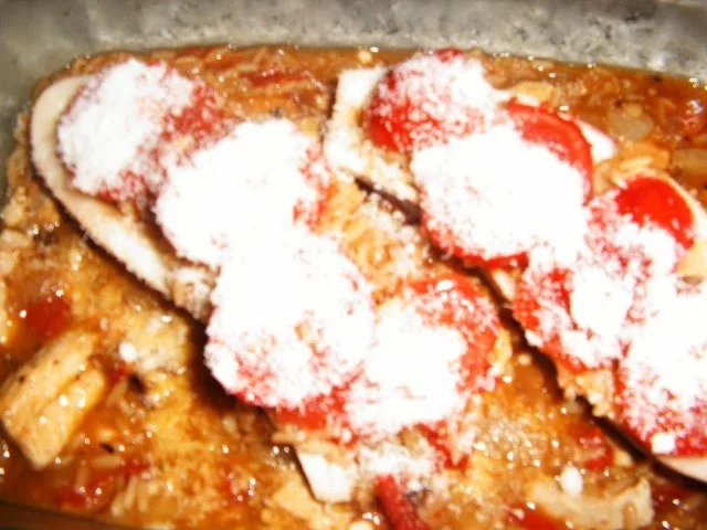 Aubergine gefüllt mit Minutensteaks und Reis - Rezept - Bild Nr. 10