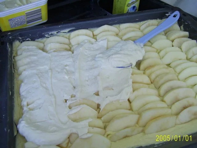 Kuchen: Apfel-Käse-Kuchen.... - Rezept - Bild Nr. 4