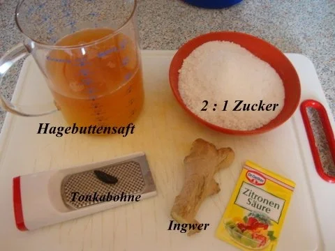 Hagebutten-Orangengelee mit Tonkabohne und Ingwer gepimmt - Rezept - Bild Nr. 7