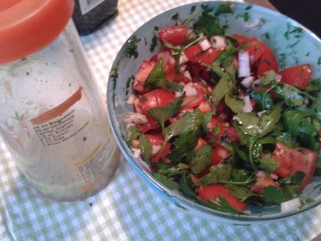 Rezept: Tomatensalat Bild Nr. 7 Tomatensalat - Rezept - Bild Nr. 7