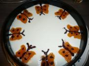 Schmetterlings - Torte 22 er Form ergibt 8 Stücke ! & 2 Dessertgläser. - Rezept