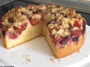 Zwetschgen-Kuchen mit Mandelkaramell - Rezept