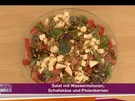 Salat mit Wassermelonen, Schafskäse und Pinienkernen (Bahar Kizil) - Rezept