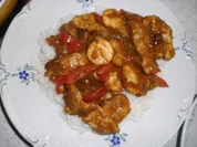 Schweinegeschnetzeltes mit Curry-Sauce und Banane - Rezept