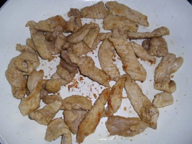 Schweinegeschnetzeltes mit Curry-Sauce und Banane - Rezept - Bild Nr. 10