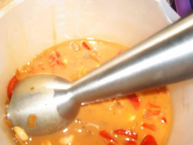 Putenbrust mit Erdnuss- Paprikasoße - Rezept - Bild Nr. 8