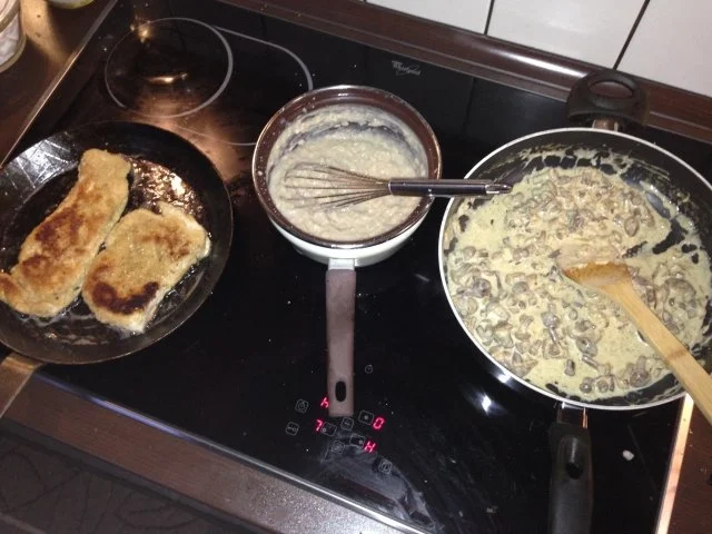 Putenschnitzel mit Beilagen - Rezept - Bild Nr. 8