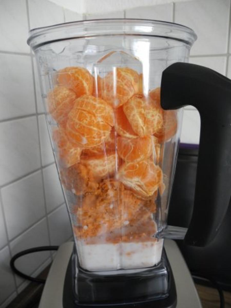 Smoothie : Eiskalter Karotten - Mandarinen Smoothie - Rezept - Bild Nr. 3