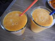 Smoothie : Eiskalter Karotten - Mandarinen Smoothie - Rezept
