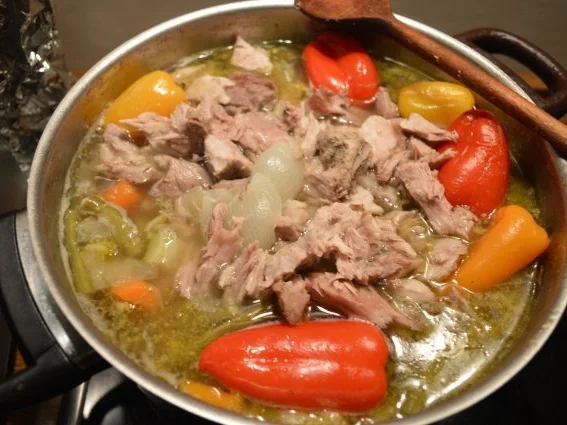 falsches "Giouvetsi" quer duch´n Garten ! - Rezept - Bild Nr. 13