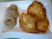 Rezept: Kartoffelpuffer mit Apfelbrei Kartoffelpuffer mit Apfelbrei - Rezept