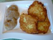 Kartoffelpuffer mit Apfelbrei - Rezept