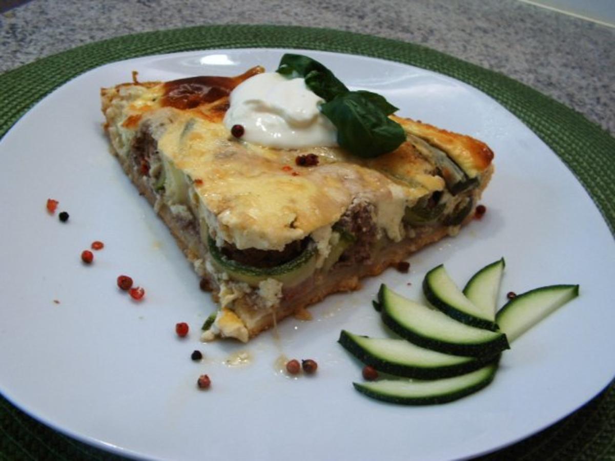 Bilder für Zucchini-Röllchen -Quiche - Rezept