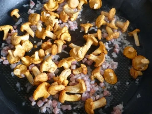 Rezept: Pfifferlingsknödel Bild Nr. 2 Pfifferlingsknödel - Rezept - Bild Nr. 2