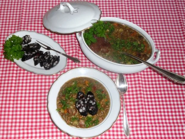 Linsensuppe - süß / sauer. Nach guter, alter, deutscher Art  (Rzpt. um 1920) - Rezept - Bild Nr. 34