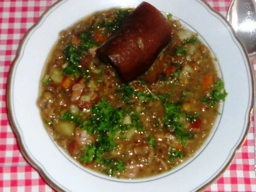 Linsensuppe - süß / sauer. Nach guter, alter, deutscher Art  (Rzpt. um 1920) - Rezept - Bild Nr. 37