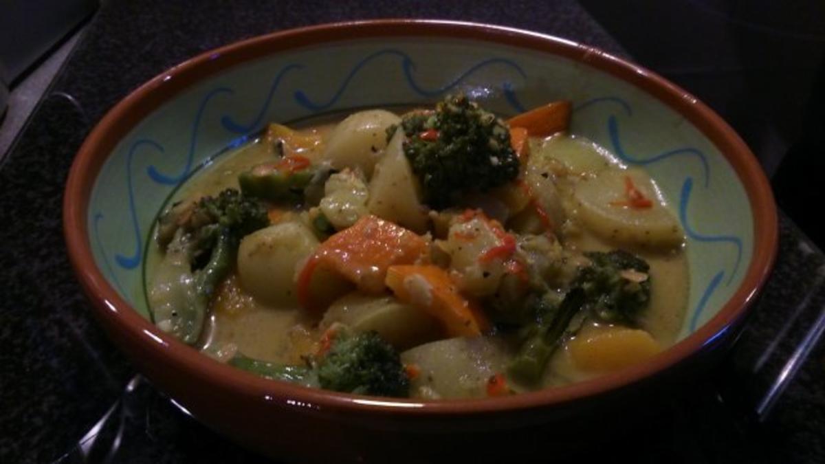 Gemüse-Linsen-Curry - Rezept